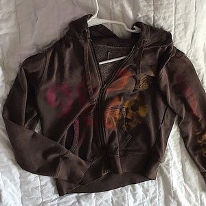 Vintage GAP Peace and Love Zip up Hoodie